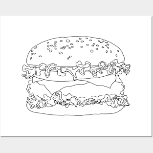 burger Posters and Art